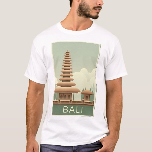 バリ伝統的テンプル Tシャツ (正面)