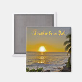 バリ島に行きたいビーチ マグネット (正面/裏面)