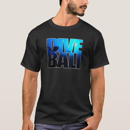 バリ島のダイバーアイデア Tシャツ (正面)