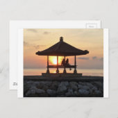 バリ島のハネムーン ポストカード (正面/裏面)