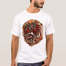バリ島のバロンイラストTシャツ