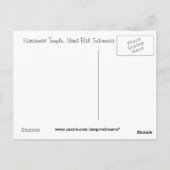 バリ島のポストの郵便はがき ポストカード (裏面)