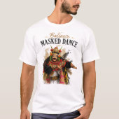 バリ島の仮面舞踊Tシャツ Tシャツ (正面)