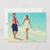 バリ島の保存日付 セーブザデート (裏面)