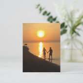 バリ島の夕日 ポストカード (スタンド正面)