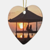 バリ島の島のMoring セラミックオーナメント (左)