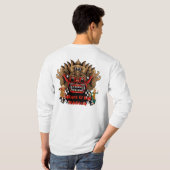 バリ島の文化 Tシャツ (裏面フル)