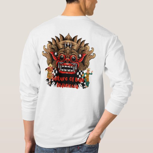 バリ島の文化 Tシャツ (裏面)