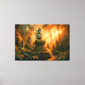 バリ島の神聖なウィスパーズ キャンバスプリント (正面)