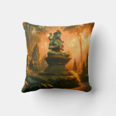 バリ島の神聖なウィスパーズ クッション (裏面)