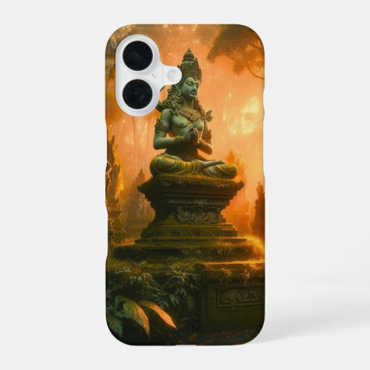 バリ島の聖なるささやき iPhone 16ケース (裏面)