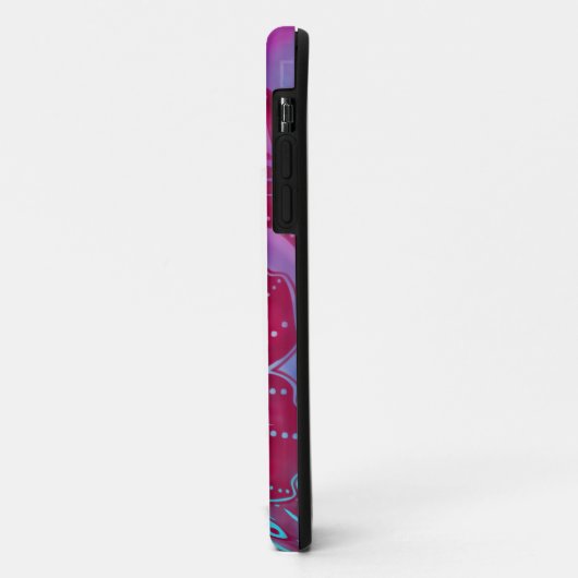 バリ島の花のろうけつ染めの熱帯iPhone 5の場合 Case-Mate iPhoneケース (裏面/左)