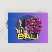 「バリ島の魅力溢れるバロン魅惑的なポストカード」 ポストカード (正面/裏面)