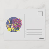 「バリ島の魅力溢れるバロン魅惑的なポストカード」 ポストカード (裏面)