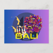 「バリ島の魅力溢れるバロン魅惑的なポストカード」 ポストカード (正面)