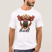 バリ島のBarongのTシャツ、バリ島の記念品 Tシャツ (正面)