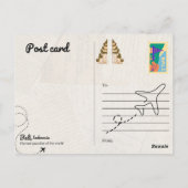 バリ島はがき：トロピカルパラダイストラベル土産 ポストカード (裏面)