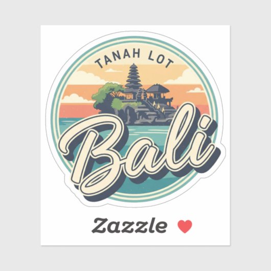 バリ島インドネシアタナロット旅行 シール (シート)