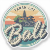 バリ島インドネシアタナロット旅行 シール (正面)