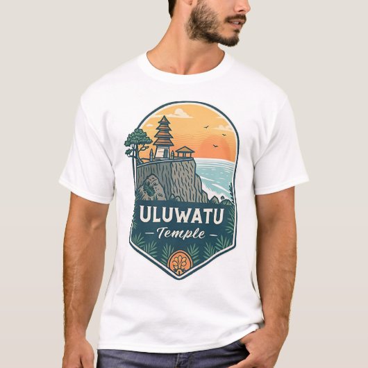 バリ島ウルワツ寺院 Tシャツ (正面)