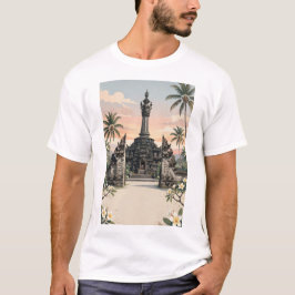 バリ島デンパサール バリ島の文化の中心地 Tシャツ