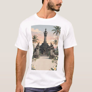 バリ島デンパサール バリ島の文化の中心地 Tシャツ