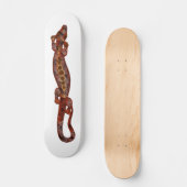 バリ島リザードレッド スケートボード (正面)