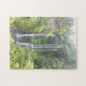 バリ島、インドネシアの滝 ジグソーパズル (横)