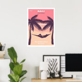 バリ島 インドネシア 復刻ポスター ポスター (ホームオフィス)