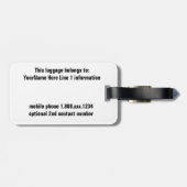 バリ島 ラゲッジタグ (裏面横)