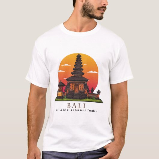 バリ島: 千の寺院の島 Tシャツ (正面)
