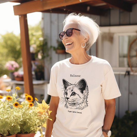 バリ猫ポートレート Tシャツ