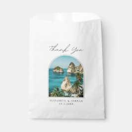 バリ結婚の感謝の写真 フェイバーバッグ