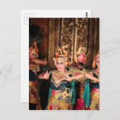 バリ舞踊 ポストカード (正面/裏面)