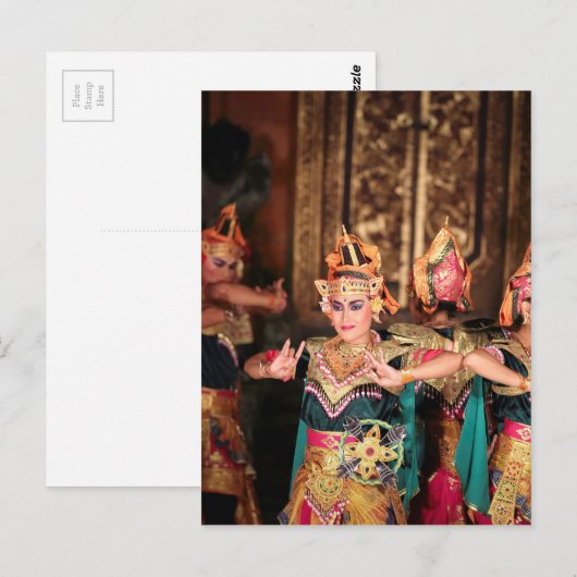 バリ舞踊 ポストカード (正面/裏面)