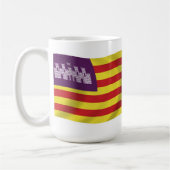 バリ諸島国旗のマグカップ コーヒーマグカップ (左)