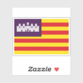 バリ諸島国旗 シール (シート)