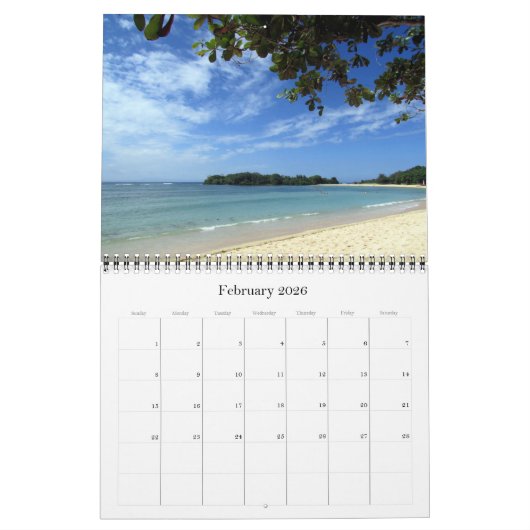 バリ2025 カレンダー (2月 2026)