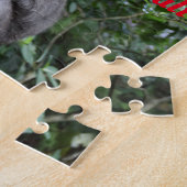 バリ·インドネシア·テンプルのマカク·サル像 ジグソーパズル (側面)