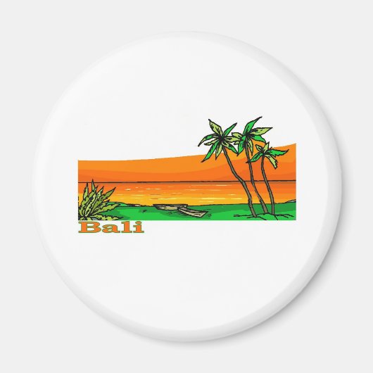 バリ，インドネシア マグネット (正面)