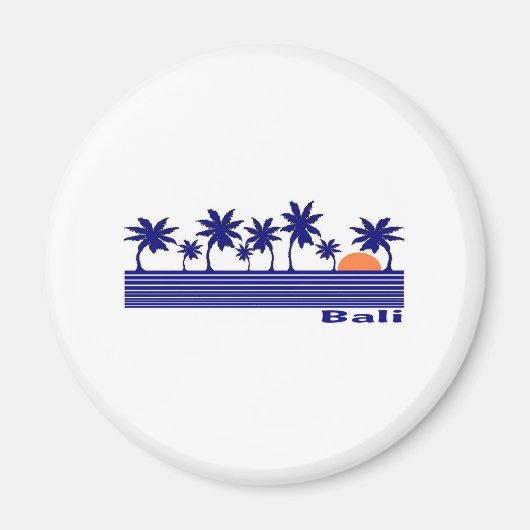 バリ，インドネシア マグネット (正面)