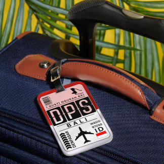 バリ インドネシア DPS 空港コード ラゲッジタグ