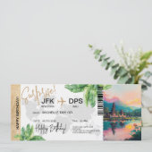 バリ サプライズ バースデー 搭乗券 招待状 (スタンド正面)