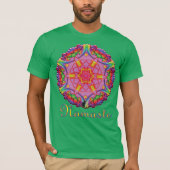 バリ・ナマステ・カレイドスコープ Tシャツ (正面)