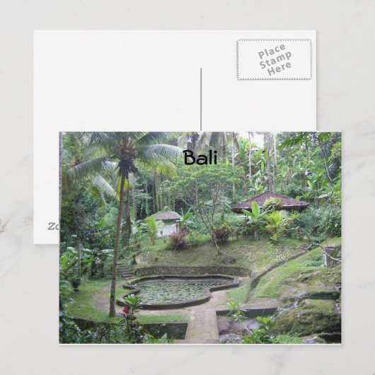 バリ ポストカード (正面/裏面)
