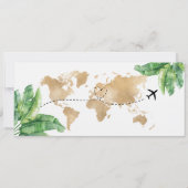 バリ リトリート サプライズ 誕生日 航空券 招待状 (裏面)