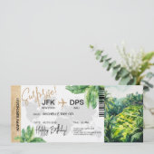 バリ リトリート サプライズ 誕生日 航空券 招待状 (スタンド正面)