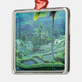 バリ |棚田の概要 メタルオーナメント (左)