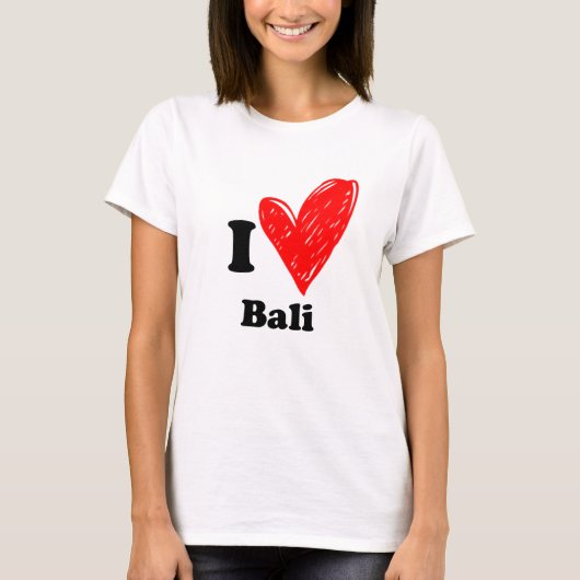 バリTシャツが大好き Tシャツ (正面)