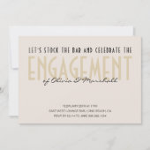 バルを豪華に カップル記念日 チャペル 招待状 (正面)